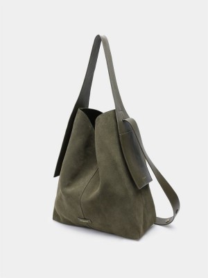 Bolso Tote Songmont Drippy Large Mujer Verdes | NGV8372AU